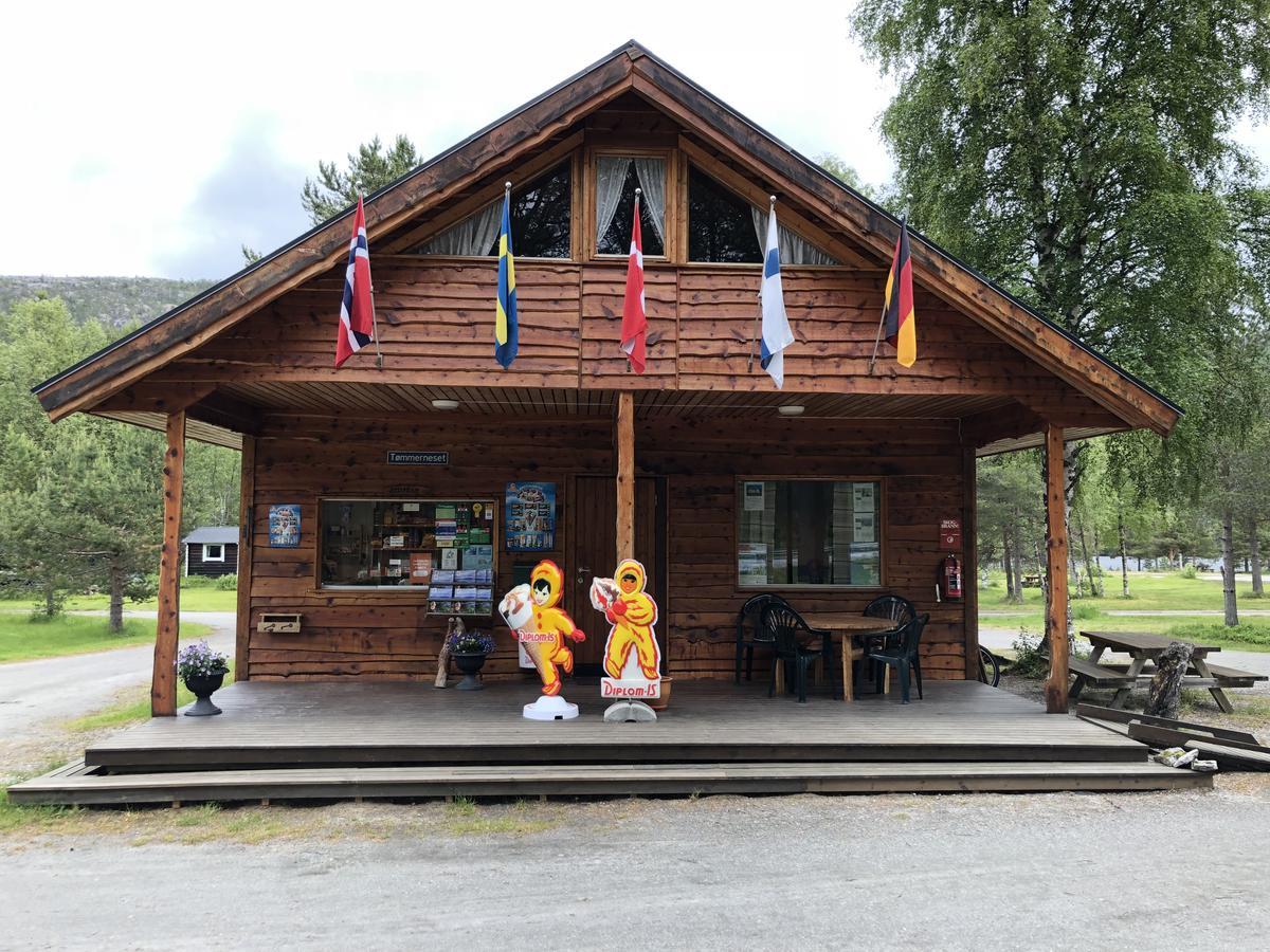 Готель Tommerneset Camping Innhavet Екстер'єр фото